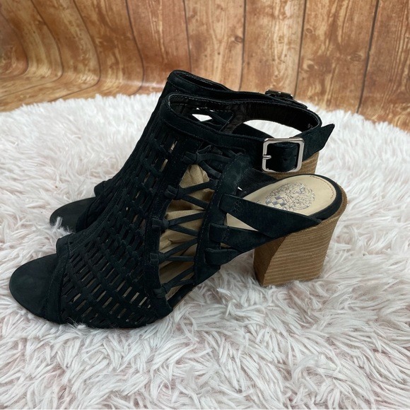 Vince Camuto Refista Shootie Black Sandals size 9.5 - Picture 3 of 13